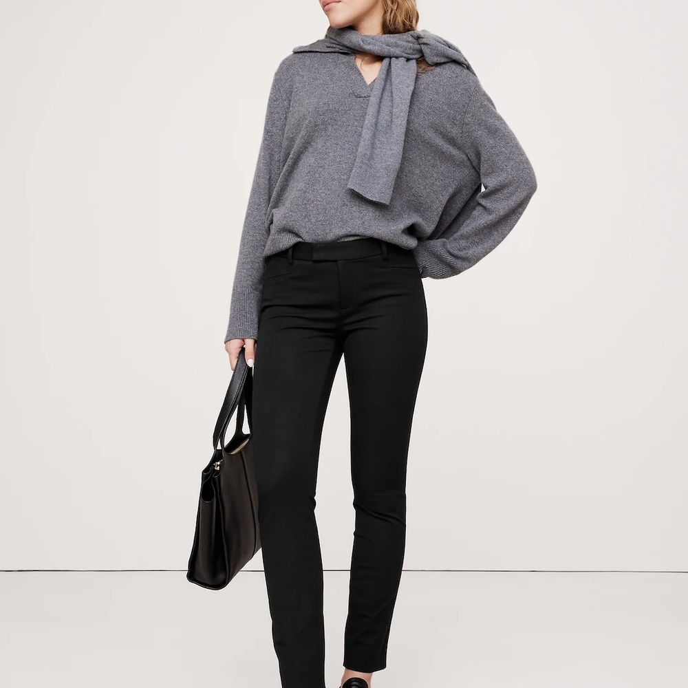 NWT Black Banana Republic Sloan Pants Size 12